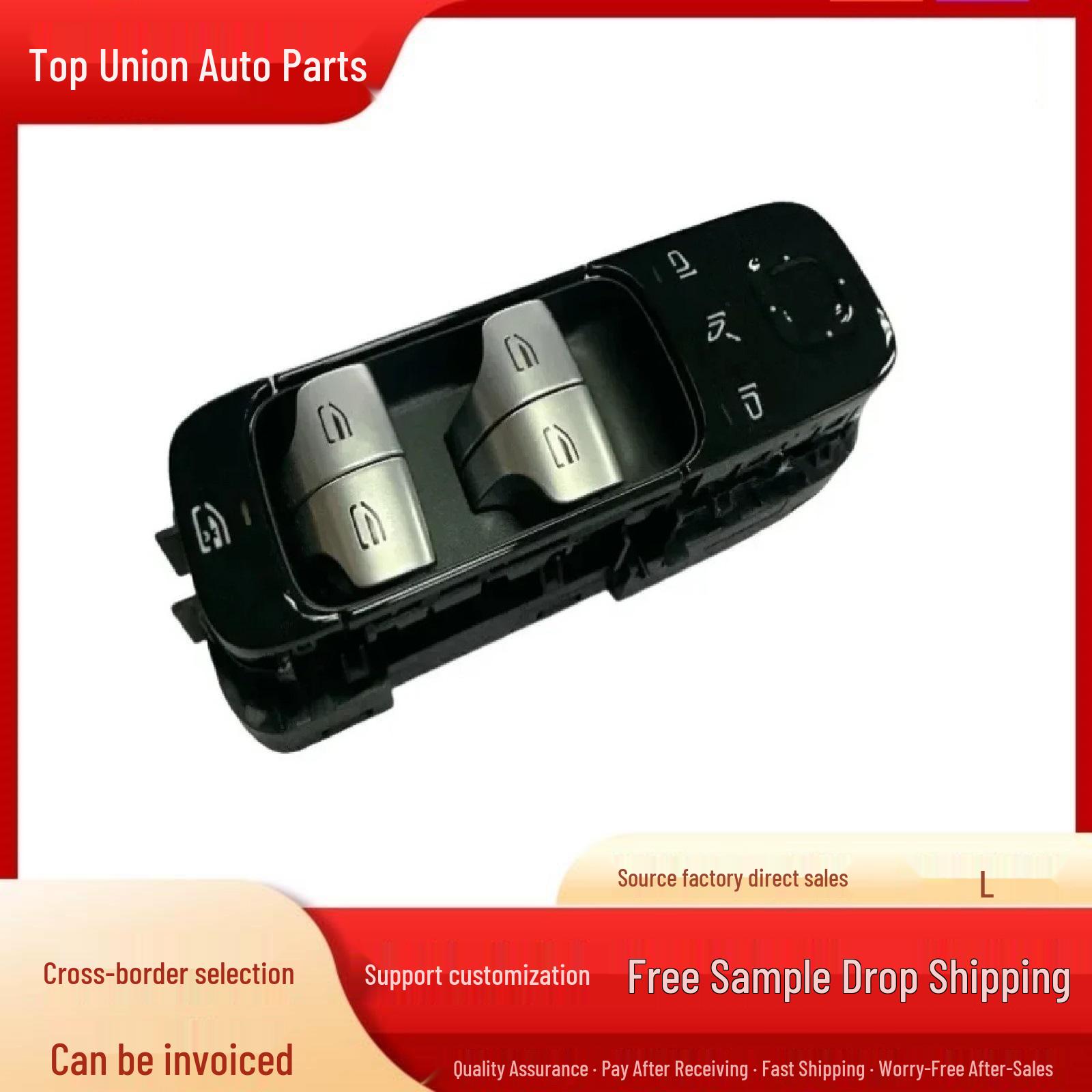 

Left Front Window Lifter Switch for 22-24 Mercedes-Benz C-Class C206 C200 (A2069005611) YC