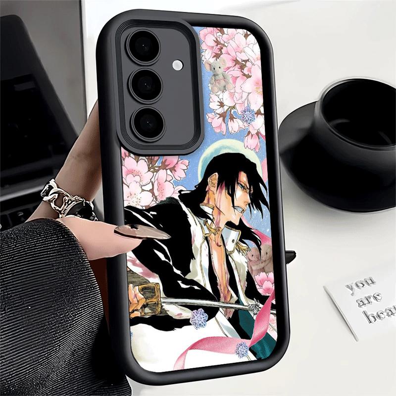 Phone Case for Samsung Galaxy A17 A16 A15 A14 A13 Bleach Kuchiki Byakuya A56 A36 A26 A55 A35 A25 A54 A34 A24 A53 A33 A23 A07 A06