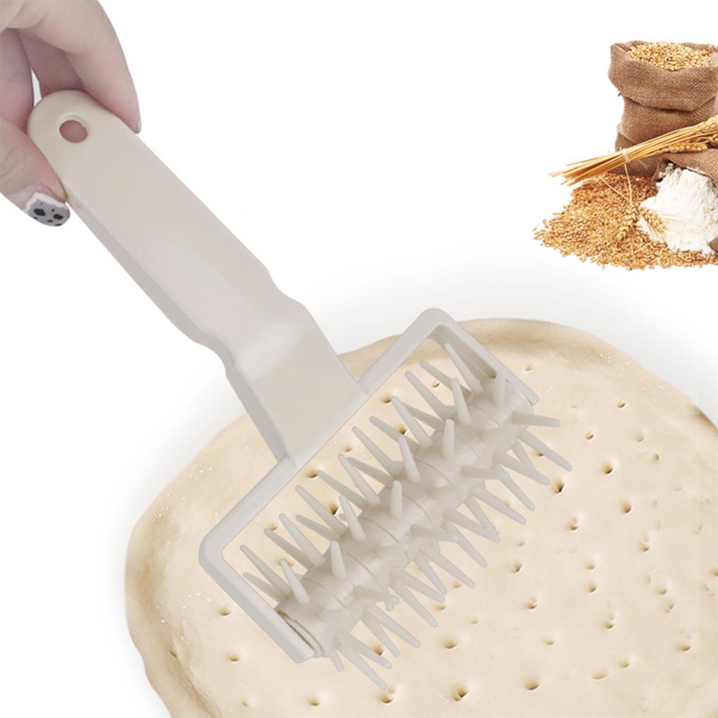 Non-Stick Rolling Pin For Pizza Baking - Easy To Clean And Durable Pie Needle Wheels Roller Tools Even Distribution
