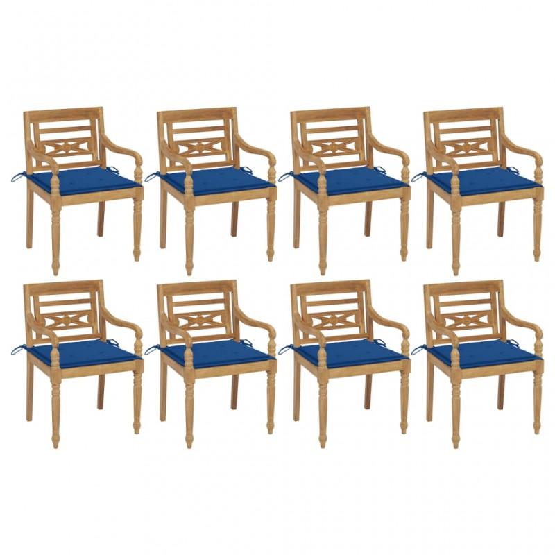 Day and Night - Day and Night Batavia Chairs 8 Units Solid Teak Wood with Cushions