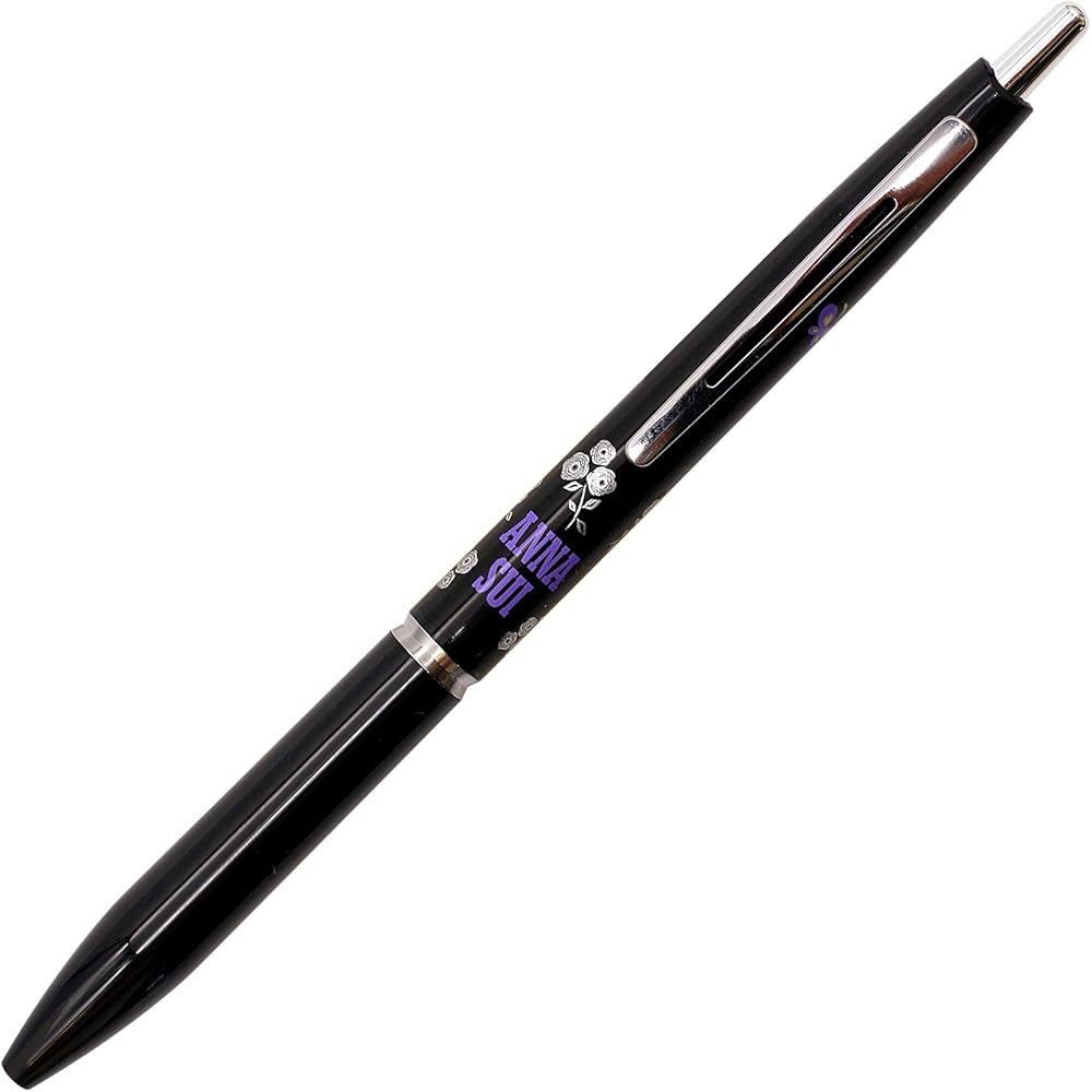 Acro Annasui Oil-Based Ballpoint Pen 0.5mm Black Ink Floral Design
