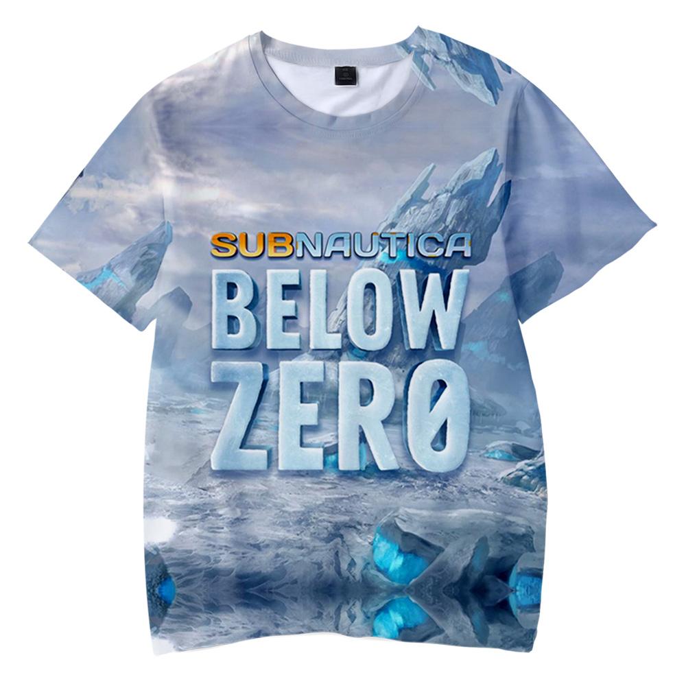 Subnautica Below Zero 3D Gedrucktes Kinder T-Shirt Mode Lässig Cartoons T-Shirt Jungen Mädchen Harajuku Kinderbekleidung Für Mädchen
