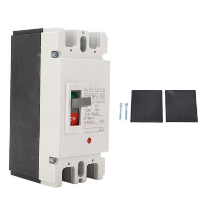 1000V 2P DC Circuit Breaker Protector Flame Retardant MCCB Solar Battery Protection Switch 180A