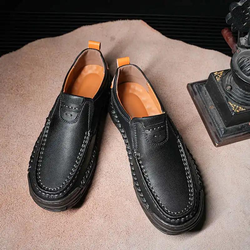 Fashion High Performance Khaki A Man For Man Loafers Shoes 12 Size Shoes For Men Sneakers Luxury Sport Order Authentic New Style