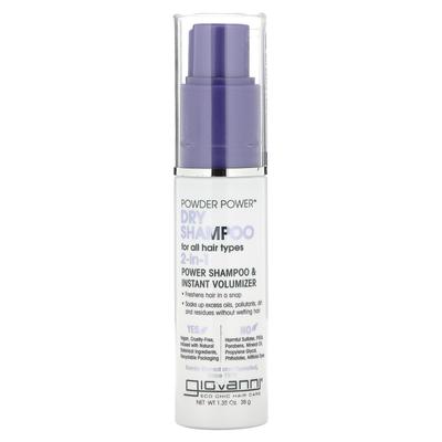 Powder Power 2 In 1 Dry Shampoo & Instant Volumizer, All Hair Types, 1.35 Oz (38 G)