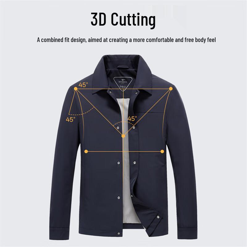 Septwolves Men's Fall Business Casual Water-Repellent Jacket