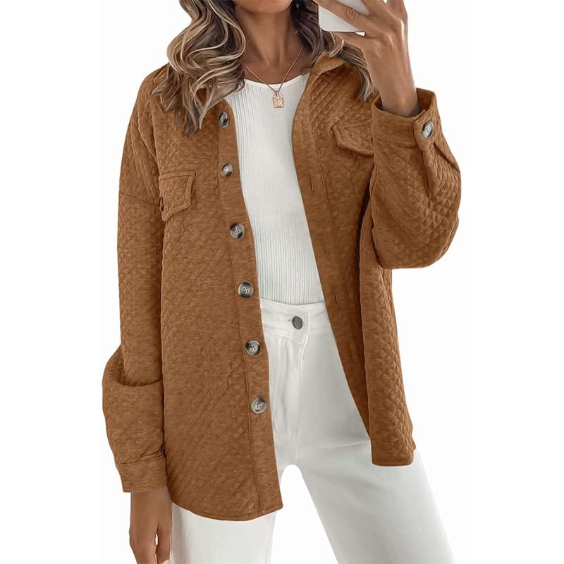 Women's Solid Color Jacket Jacket