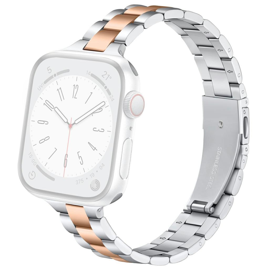 Electroplating Color Strap for Apple Watch Series 10 Ultra 9 8 7 SE 6 5 4 3 2 1 46mm 49mm 45mm 44mm 42mm Slim Metal Watch Band