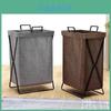 Foldable Laundry Bin With Handles For Dormitory Bathroom Bedroom Use