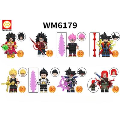 Anime Building Blocks WM6179 Figurka akcji Model Kit Zabawki Edukacyjny Prezent dla Dzieci Boże Narodzenie Prezent Urodzinowy Chłopiec