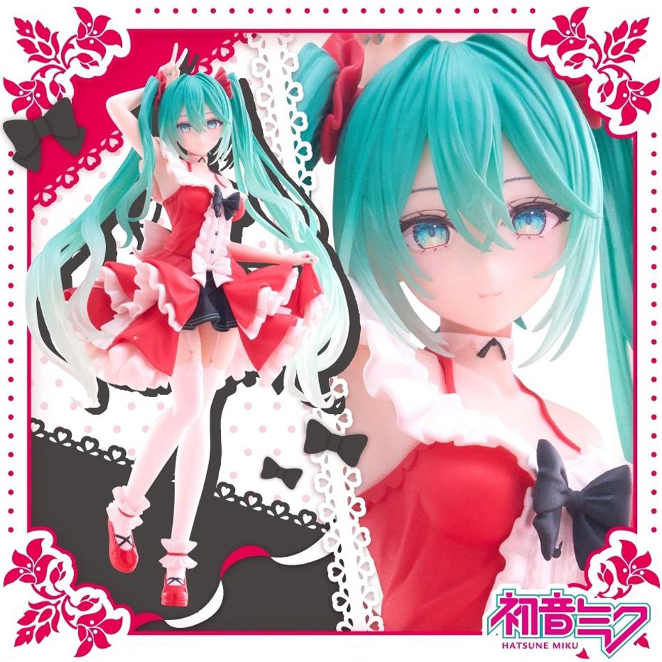20Cm Hatsune Miku Anime Figure Character Ornaments Cute Lolita Hatsune Girl Desktop Decoration For Home Adult Toys Birthday Gift