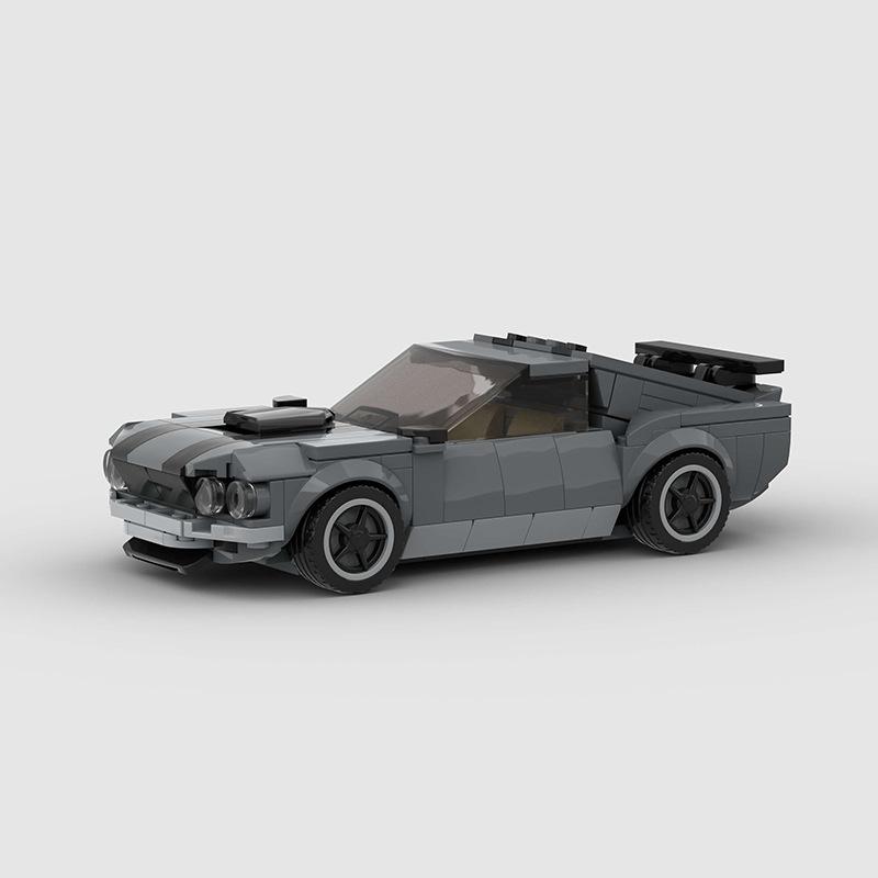 MOC Car City Speed Vehicle Super Car Rally Building Blocks Bricks Set Ornament Diy Consturction Toys For Kids Adults