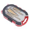 6pcs Hex Shank Step Drill Bit Set High Speed Steel Titanium Coated Bits Woodworking