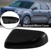 Left Driver Side Mirror Cover Gloss Black For Ford Explorer 2016 2017 2018 2019