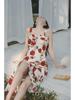 2023 Summer Thai Spaghetti Strap Dress for Seaside Vacation in Yunnan, Sanya, and Xishuangbanna