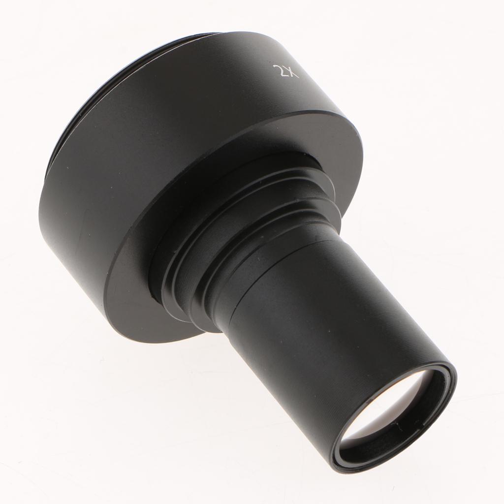 Microscope Adapter for Canon DSLR with 2X Lens + 30mm 30.5mm Sleeve