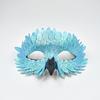 Maschera di Maschera Maschera d'Aquila Maschera Mezza Faccia Maschera per Role Playing Maschera da Festa Maschera con Becco d'Uccello e Piume Maschera per Costume di Halloween