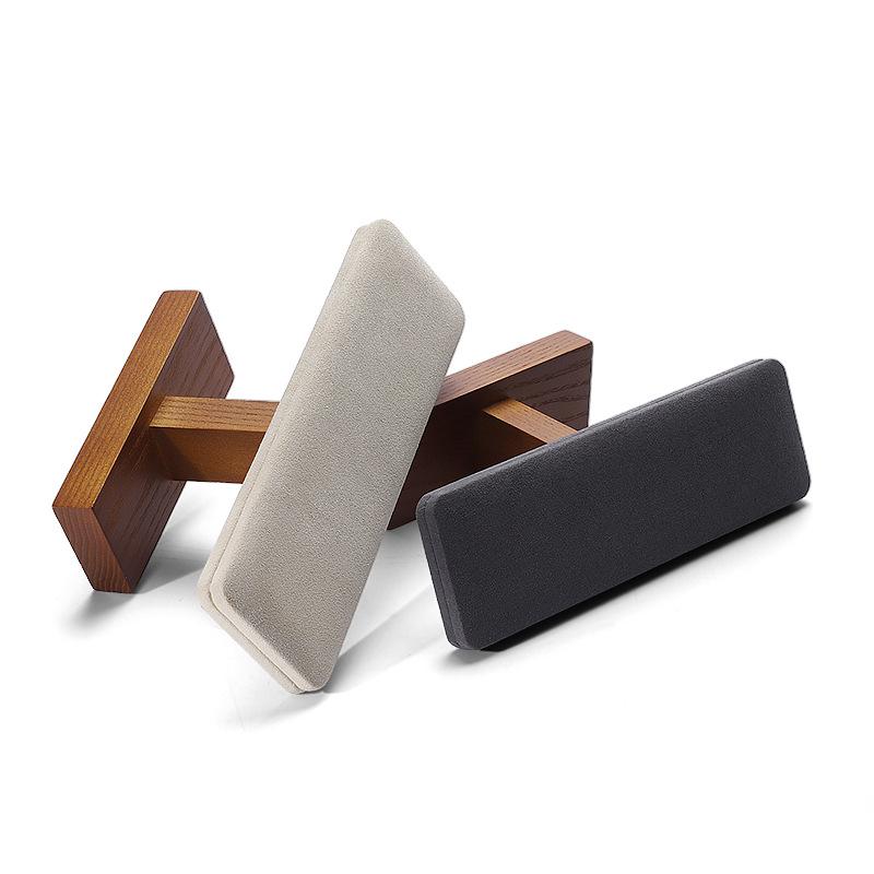 Suport tip T din lemn masiv pentru brățări, bangle-uri și ceasuri - Raft pentru depozitare și expunere bijuterii