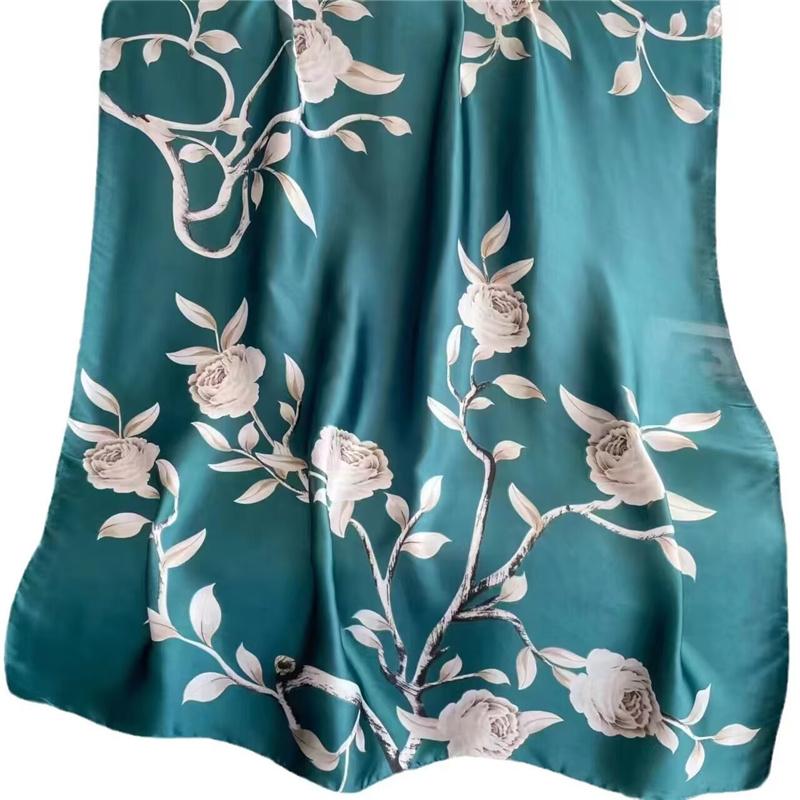 90x180cm Satin Silk-Like Scarf Oversized Women’s Summer Shawl Elegant Sun Protection Wrap & Luxury Gift