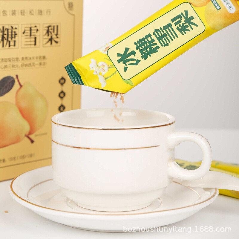 Eiszucker Schneebirne Festes Getränk Punsch Eis Erfrischende Erleichterung 100g 10g*10