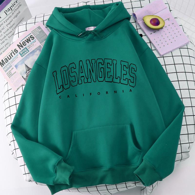 Autumn/Winter Solid Color Letter Print Sporty Hoodies for Men & Women - European & American Style.