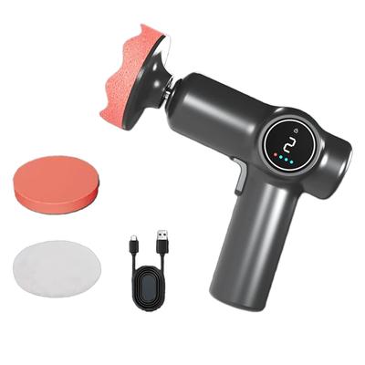 A78E-Electric Car Detailing Polishing Machine With LCD Screen Car Buffer Polisher Kit Wood Grinding Rust Removal Tool