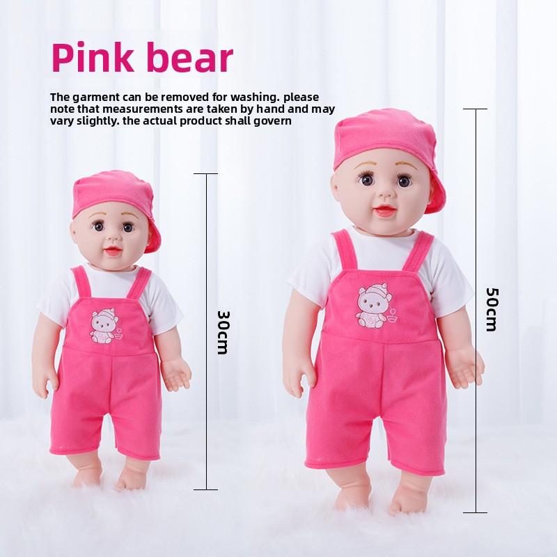50 cm Simulering Babydukke Leke Myk Silikon Falsk Dukke Jentedukke Leke for Barn Gave