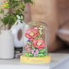 MOC Flower Display Box Micro Building Block MOC Mini Flower Mini Diamond Model Brick Toy for Children Desk Decoration