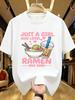 Milk Tea Printed Plus Size Women's Round Neck Summer Casual Short Sleeved Street Fashion Versatile Plus Size T-shirt