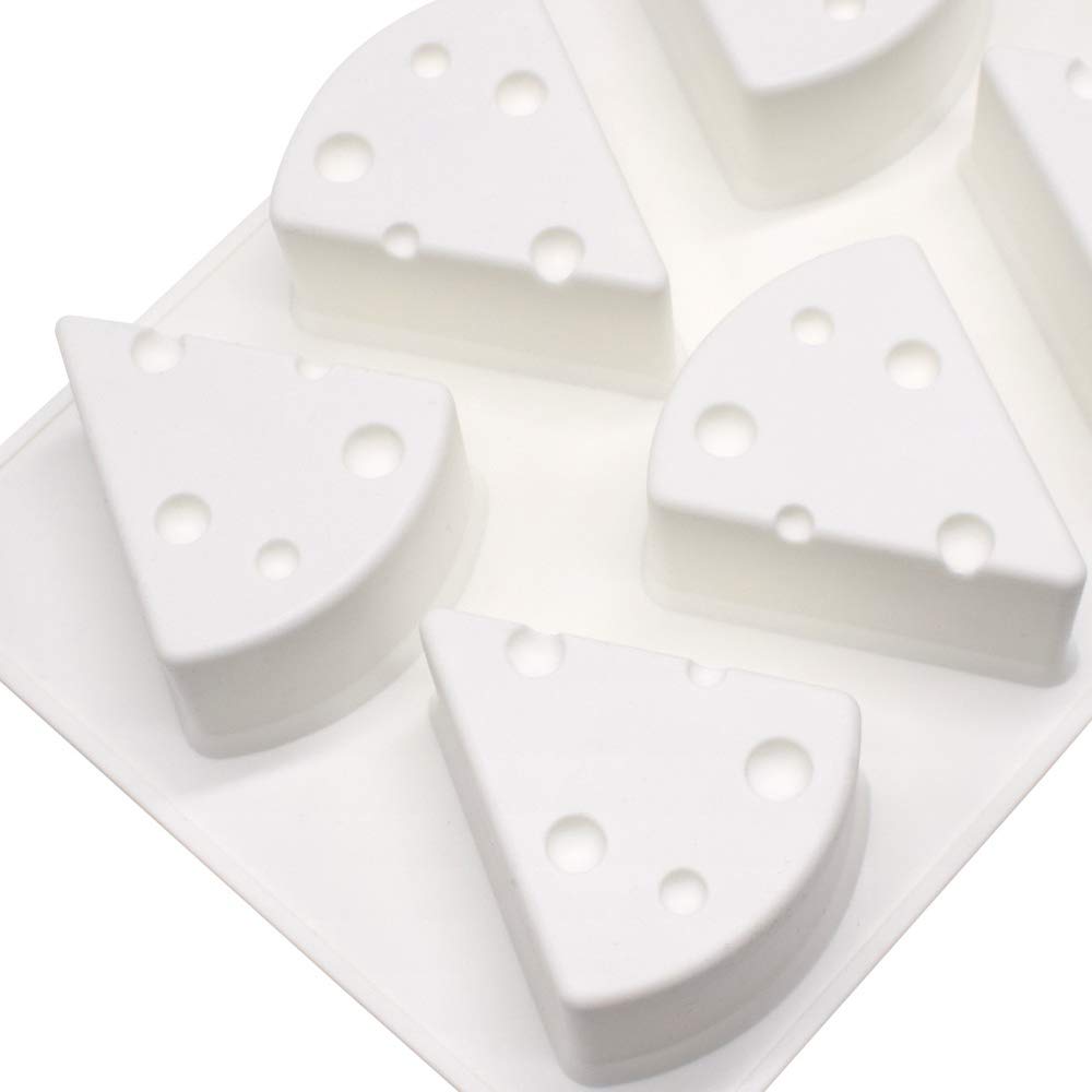 Silicone Mousse Cake Mold, 3D Bakeware DIY Mold, 8-Cavity Small Cheese Cake Mold