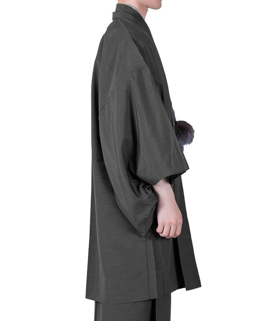 Washable Plain Pongee Single [KYOETSU] Cover, Fabric, Item, Men's (M, Ink)