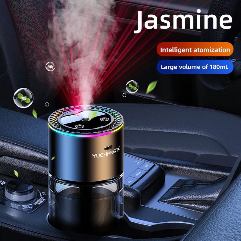 Smart Car Aroma Diffuser with Ambient Light & Automatic Spray – Premium Car Decoration