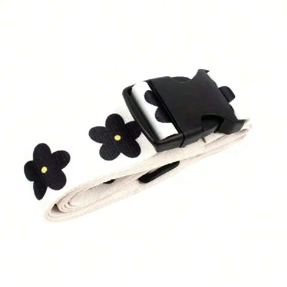 Ethnic Style Multicolor Luggage Belts Anti-theft Adjustable Luggage Bundling Belt Polyester Travel Luggage Strap Travel Supplies