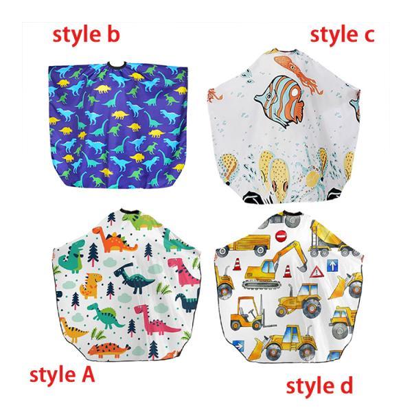 Kids Haircut Cape Cute Salon Hair Cutting Cape for Home Barber Hair Stylist