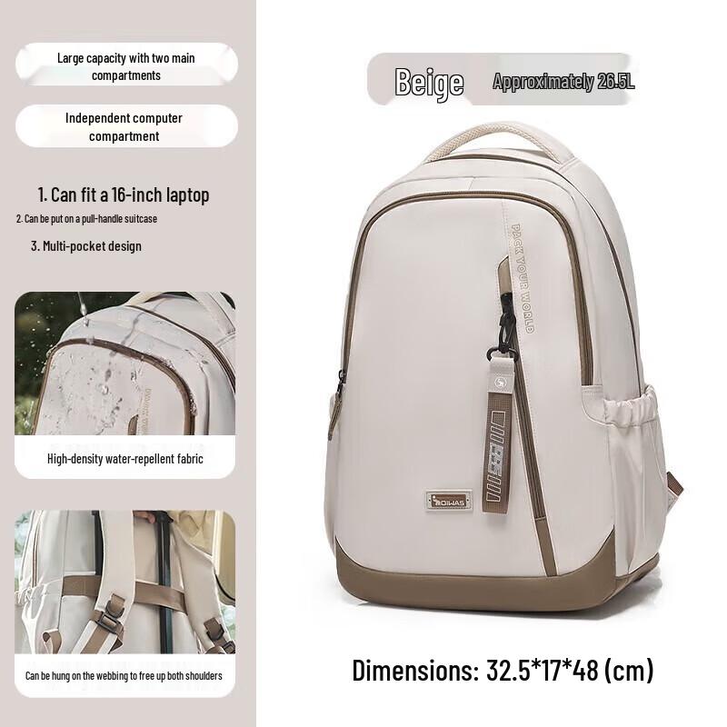 

OIWAS 2025 Unisex Large Capacity Waterproof Backpack