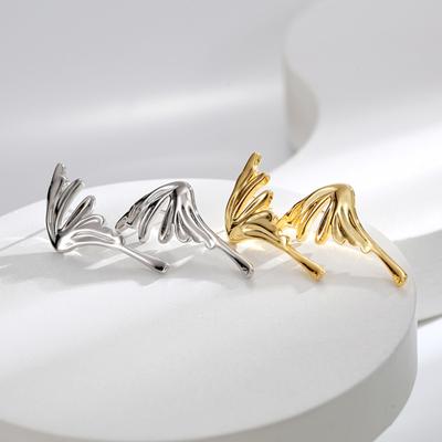 Angel Wings Personality Ins Wind Ear Literary Fan Elegant Earrings Wholesale