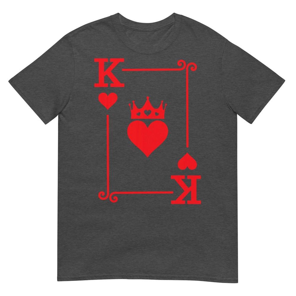 King Hearts Card Costume Playing Cards King Of Hearts Tshirt