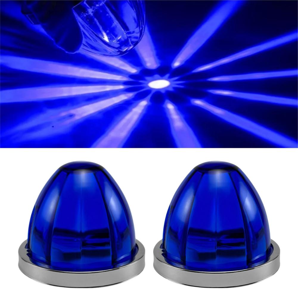 

2PCS Watermelon Lights LED Side Marker Indicator Turn Signal Brake Lamp Semi Truck Trailer Under Glow Wheel Lights For Truck