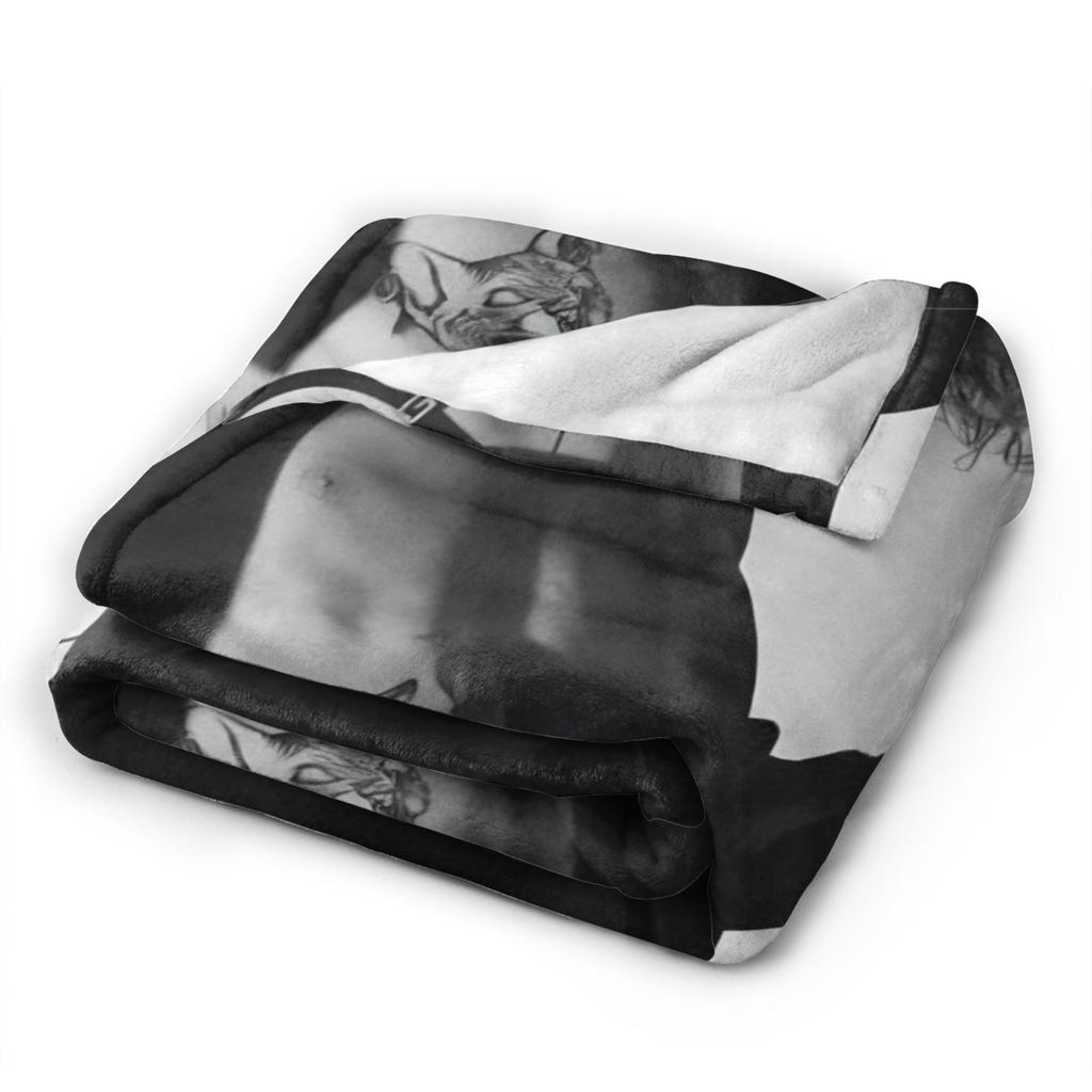 Damiano David Flannel Blankets Autumn Super Soft Throw Blanket for Kids Adult Home Decor Pattern Bedspread Sofa Bed Cover