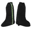 1 Pair Snow Shoes Boots Covers with Reflector Waterproof Windproof Non Slip Rain Boot Covers for Hiking Climbing Black L