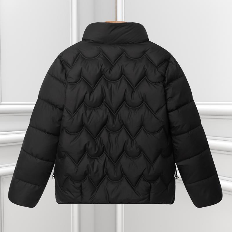 Fashion Women Winter Coats Stand Collar Loose Thick Warm Short Parkas Female Jackets