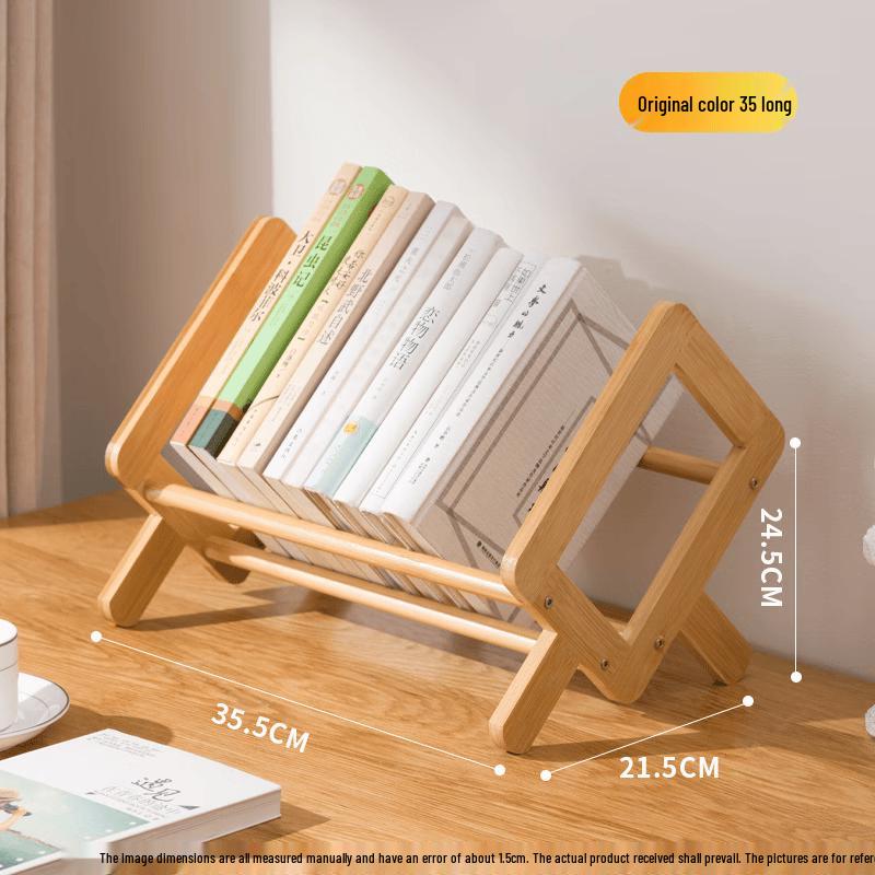 Jinlongxing Modern Wooden Desktop Organizer Shelf