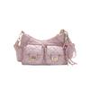 Rhombus Chain Bag Women's 2025 New Spring and Summer Niche Design Shoulder Messenger Bag Locomotive Bag Casual Armpit Bag