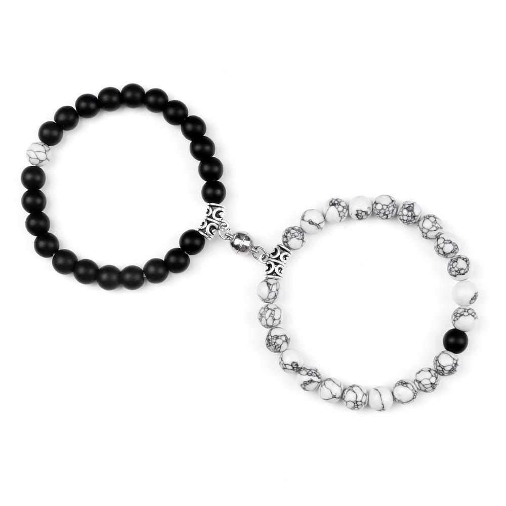 Magnetverschluss Armband Set für Paare und Freunde - Einfaches elastisches Design