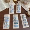 Blue Cartoon Bow Hair Clips for Kids and Women