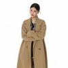 GOLFCROSS Unisex Minimalist Double-Breasted Trench Coat