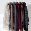 Women's Autumn and Winter Large Size Leopard Print Fur Collar Knitted Cardigan Loose Bat Sleeve Cape Sweater Top Women 6 Colors