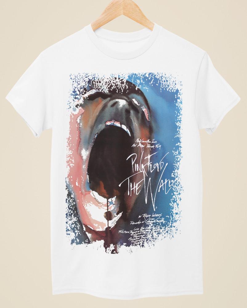 Pink Floyd:  The Wall - Movie Poster Inspired Unisex White T-Shirt Unisex T-Shirt S