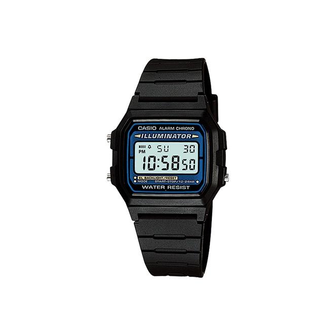 CASIO Men VINTAGE Series 35.4mm Black Watch F-105W-1A F-105W-1A Black Regular Watch Box