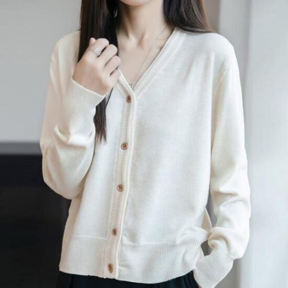NaVaVa Soft Daily V Neck Long sleeVe Knit Cardigan Nk3184